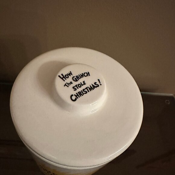 DR. SEUSS HOW THE GRINCH STOLE CHRISTMAS 2025 CARVED ROAST BEAST COOKIE JAR NEW - Picture 5 of 6